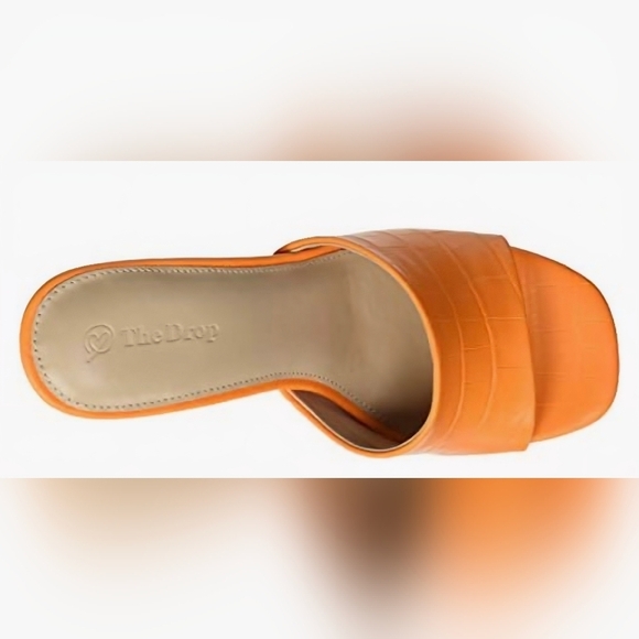 The Drop Pattie High Block Heeled Mule Sandals  #772-774, 791, 858 - Picture 9 of 10